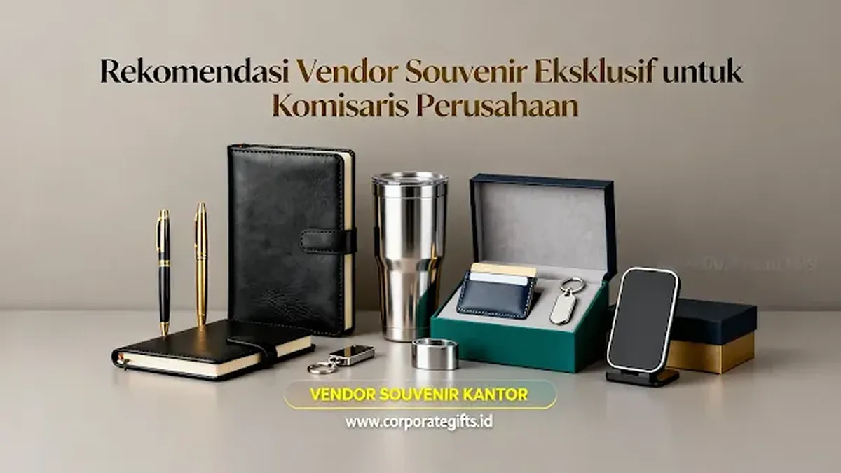 Desk organizer eksklusif dan pulpen metal untuk dewan komisaris | CorporateGifts.ID